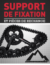 Support de fixation et pièces de remplacement (Chenilles)