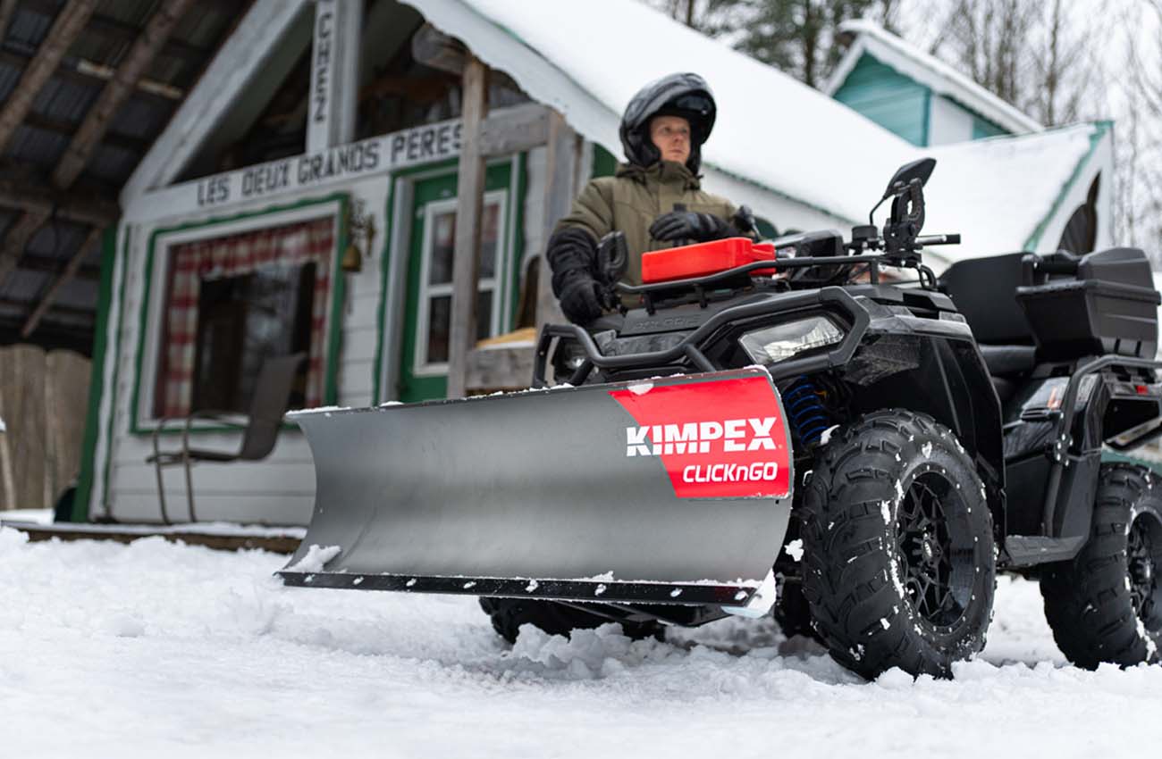 Click N Go ATV and UTV plow system